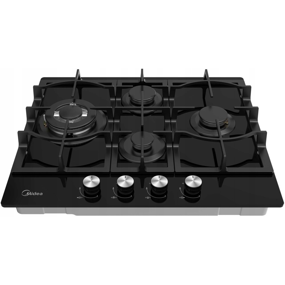 MIDEA MG60GM097AH2B-EU GAZLI OCAK 60 CM SİYAH