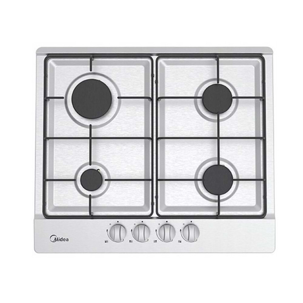 MIDEA MH604FX GAZLI OCAK 60 CM STAINLESS STEEL
