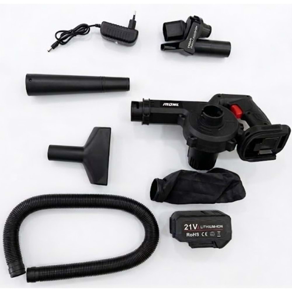 2658098 21V AKÜLÜ ŞARJLI HAVA ÜFLEME VE KÖRÜK MAKİNESİ (BLOWER)