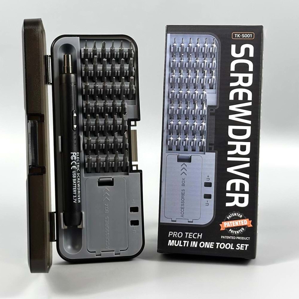PRO TECH TK-S001 ÇOK AMAÇLI MATKAP VE VİDALAMA UÇ SETİ 2658117