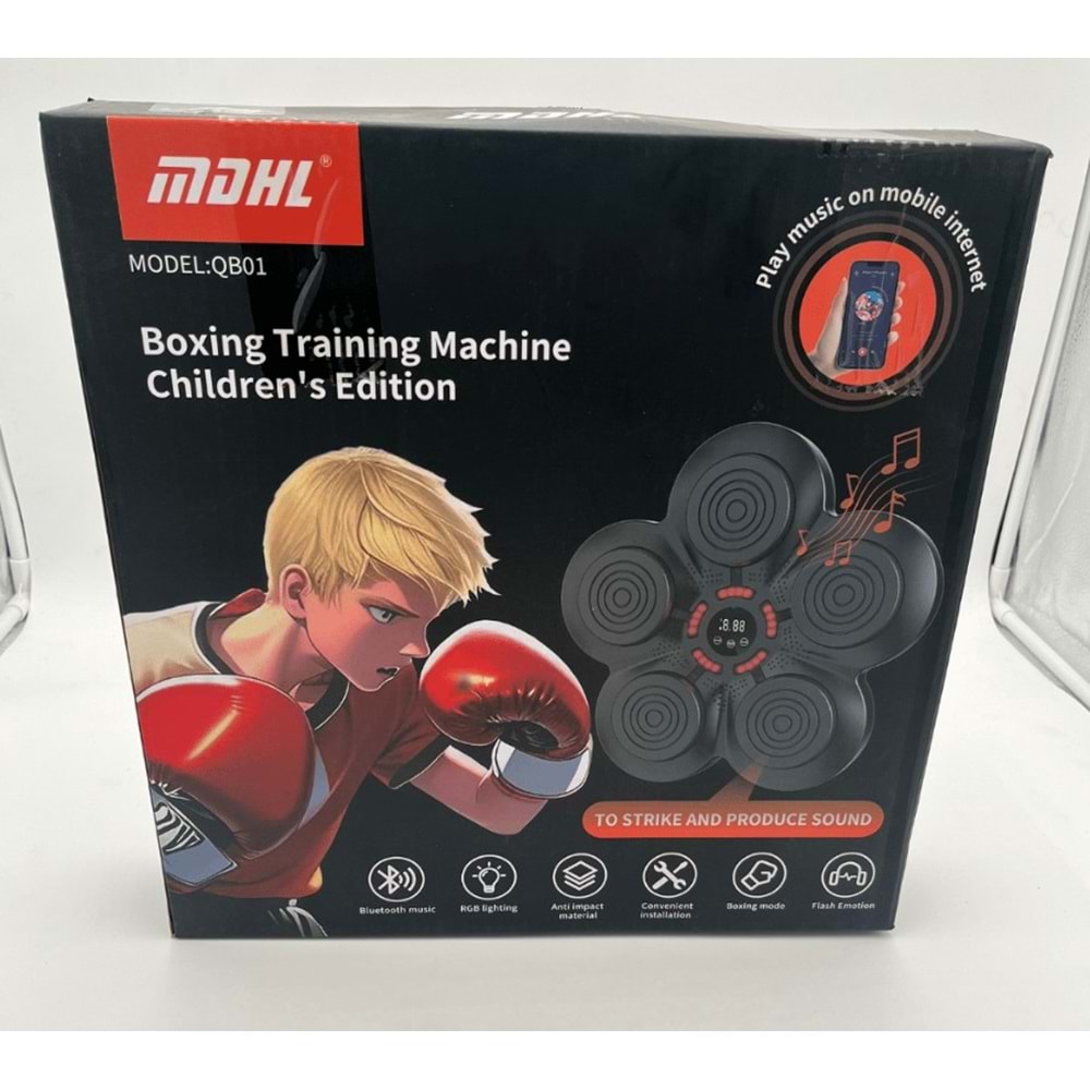 MDHL 2658125 DUVARA MONTE AKILLI MÜZİKLİ ELEKTRONİK BOKS EĞİTİM HEDEF MAKİNESİ