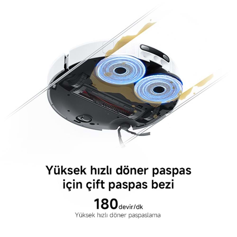 XİAOMİ H50 PRO VACUUM/MOP ROBOT SÜPÜRGE BEYAZ