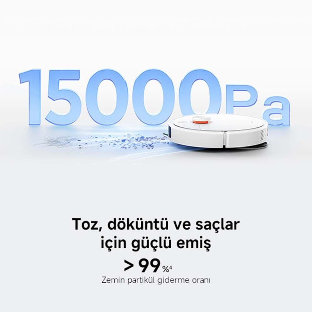XİAOMİ H50 PRO VACUUM/MOP ROBOT SÜPÜRGE BEYAZ