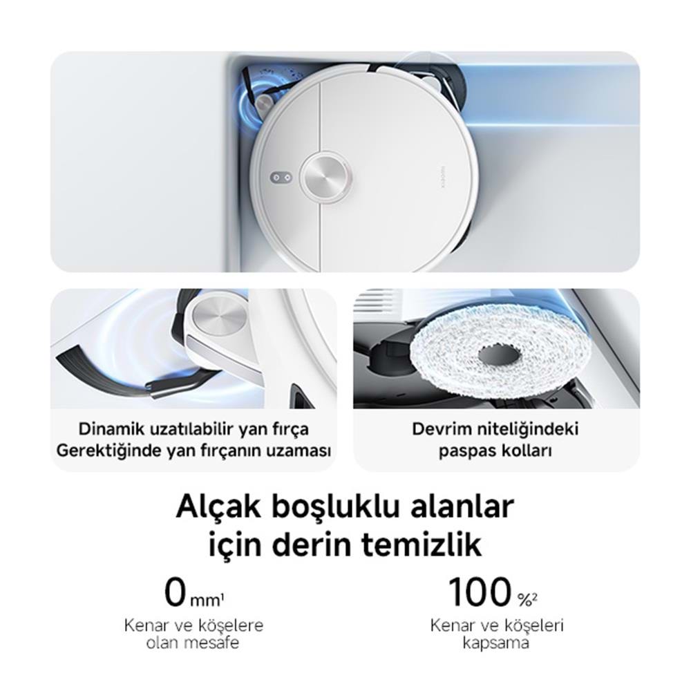 XİAOMİ H50 PRO VACUUM/MOP ROBOT SÜPÜRGE BEYAZ