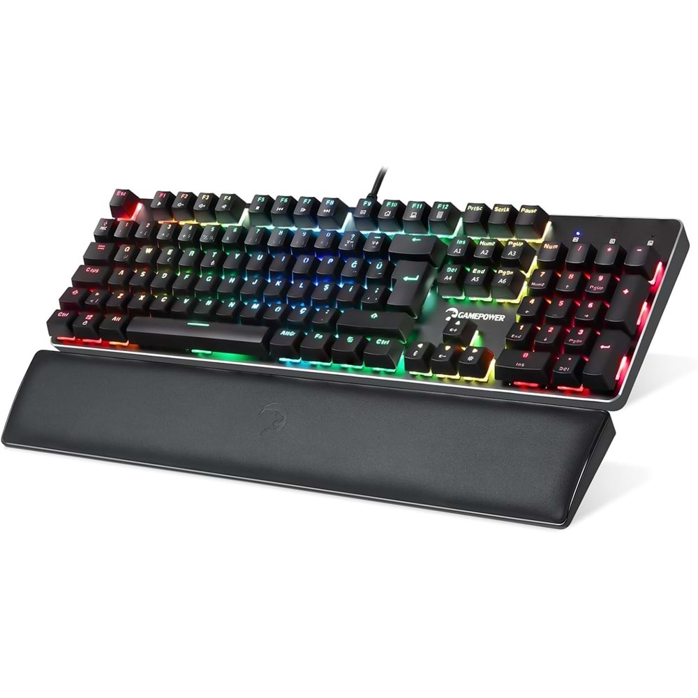 GAMEPOWER OGRE RGB MEKANİK TÜRKÇE KLAVYE MAVİ SWİTCH