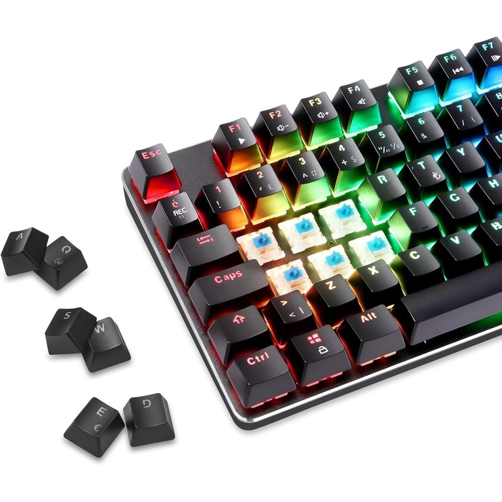 GAMEPOWER OGRE RGB MEKANİK TÜRKÇE KLAVYE MAVİ SWİTCH