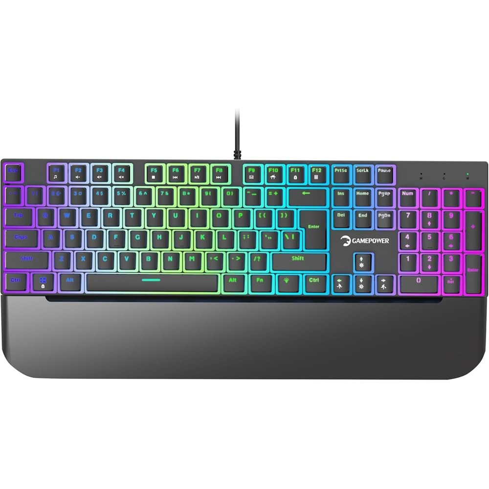 GAMEPOWER SUKİ BLUE SWİTCH 104 TUŞ MEKANİK TÜRKÇE KLAVYE