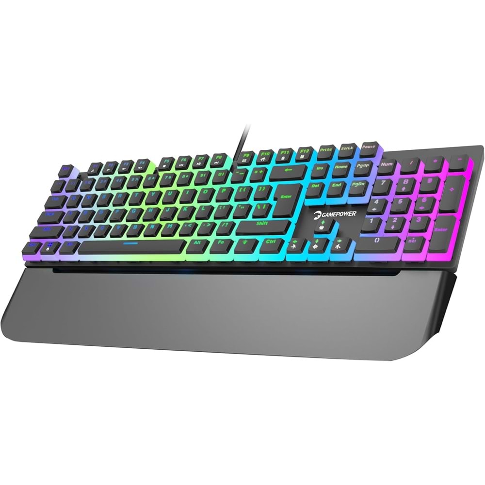 GAMEPOWER SUKİ BLUE SWİTCH 104 TUŞ MEKANİK TÜRKÇE KLAVYE