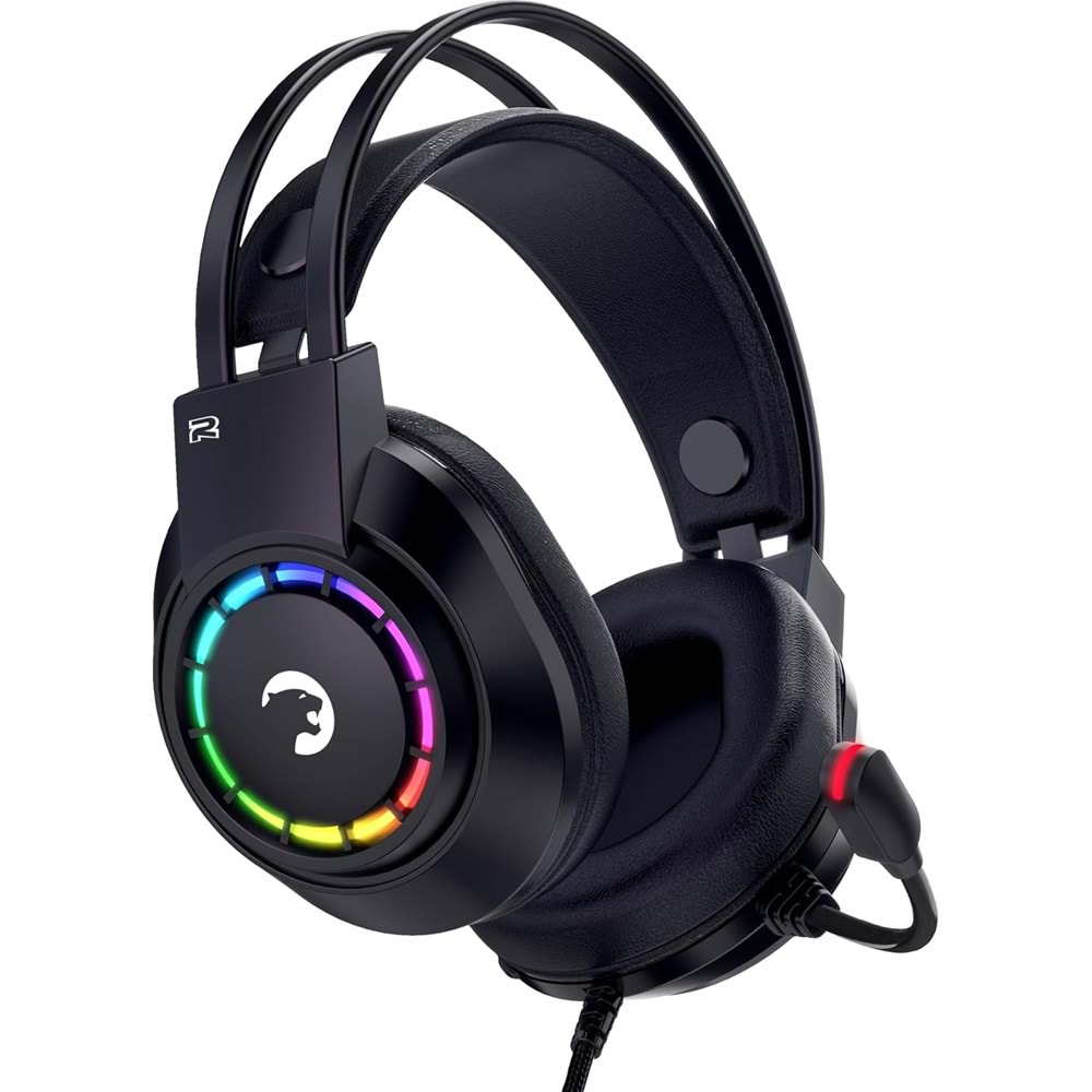 GAMEPOWER VOLDON 7.1 SURROUND RAINBOW GAMING OYUNCU KULAKLIĞI - SİYAH