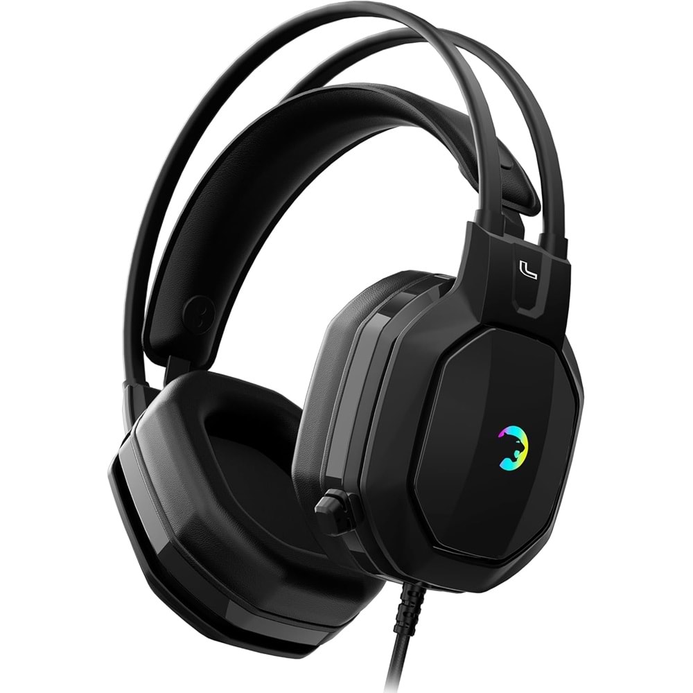 GAMEPOWER RYO 7.1 SURROUND RAINBOW GAMING OYUNCU KULAKLIĞI - SİYAH