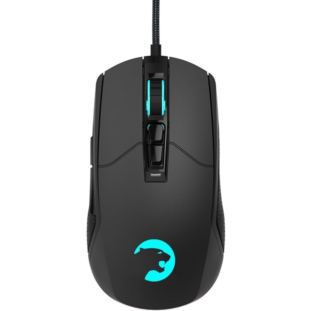 GAMEPOWER KYOJIN 6200 DPI RGB AYDINLATMALI OPTİK GAMING OYUNCU MOUSE - SİYAH