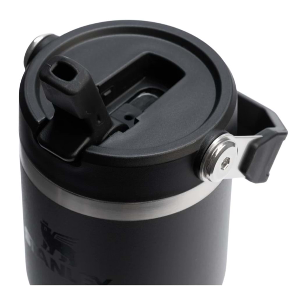 STANLEY THE ICEFLOW™ FLİP STRAW TUMBLER 0.41L / 14OZ - BLACK 2.0