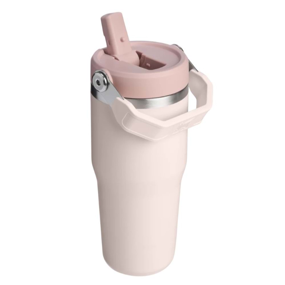 STANLEY THE ICEFLOW™ FLİP STRAW TUMBLER 0.41L / 14OZ - ROSE QUARTZ
