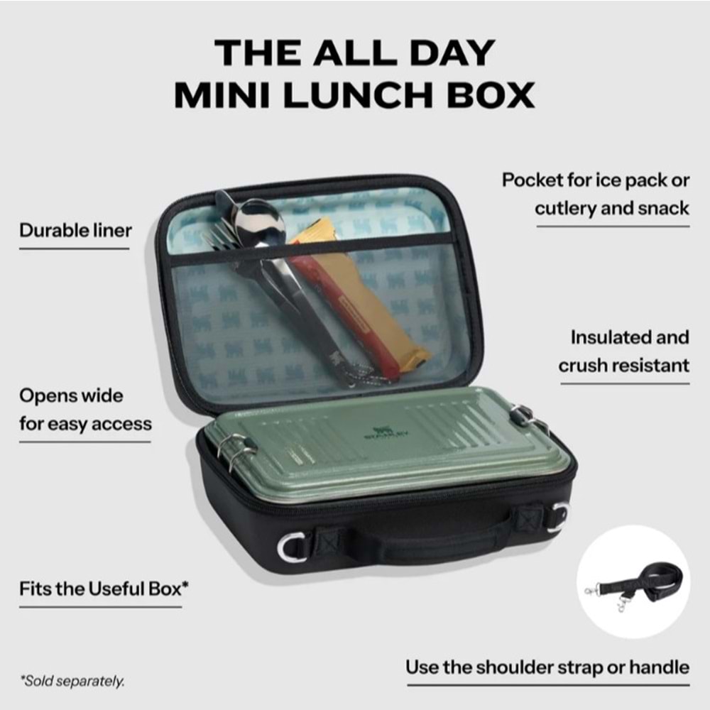 STANLEY THE ALL DAY ARISTA MINI LUNCHBOX 4L - BLACK