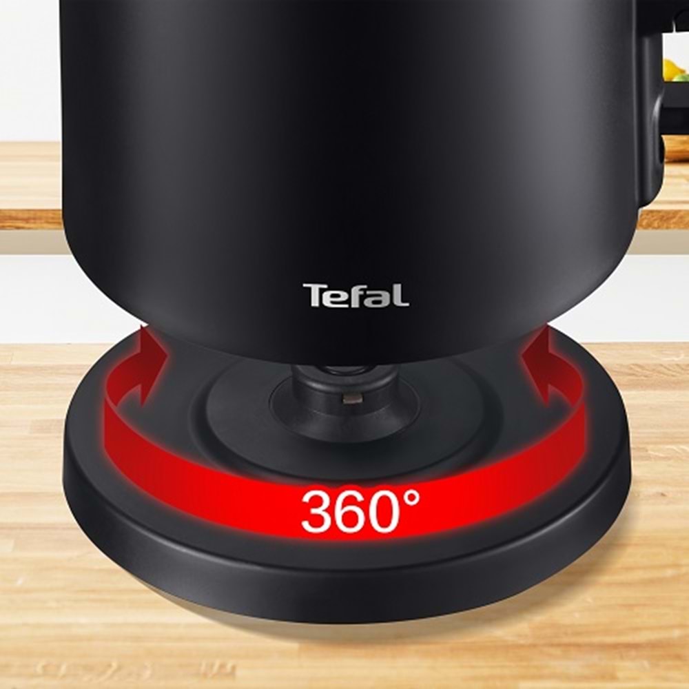 TEFAL KO1408 THERMO PROTECT SU ISITICI KETTLE - SİYAH