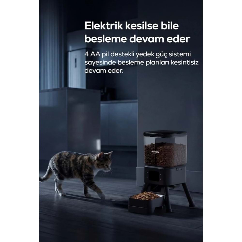 XENON SMART X8615 AKILLI ÇİFT HAZNELİ MAMA KABI 4L