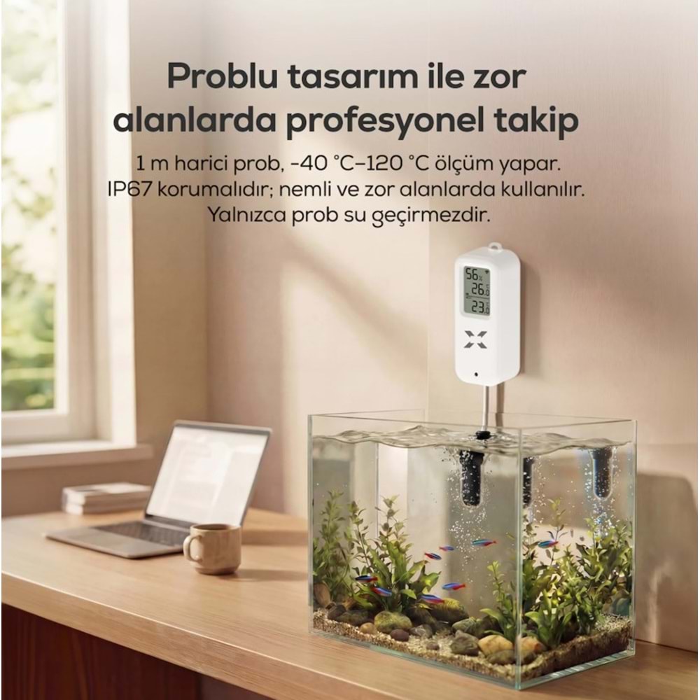XENON SMART X7509 AKILLI SICAKLIK VE NEM SENSÖRÜ