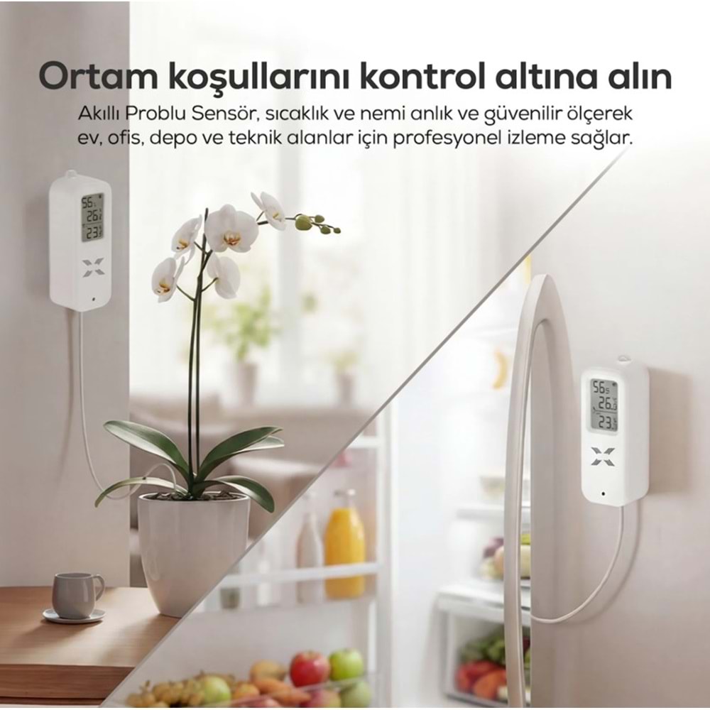 XENON SMART X7509 AKILLI SICAKLIK VE NEM SENSÖRÜ