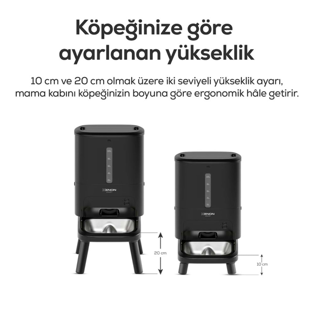XENON SMART X8630 AKILLI KÖPEK MAMA KABI - SİYAH