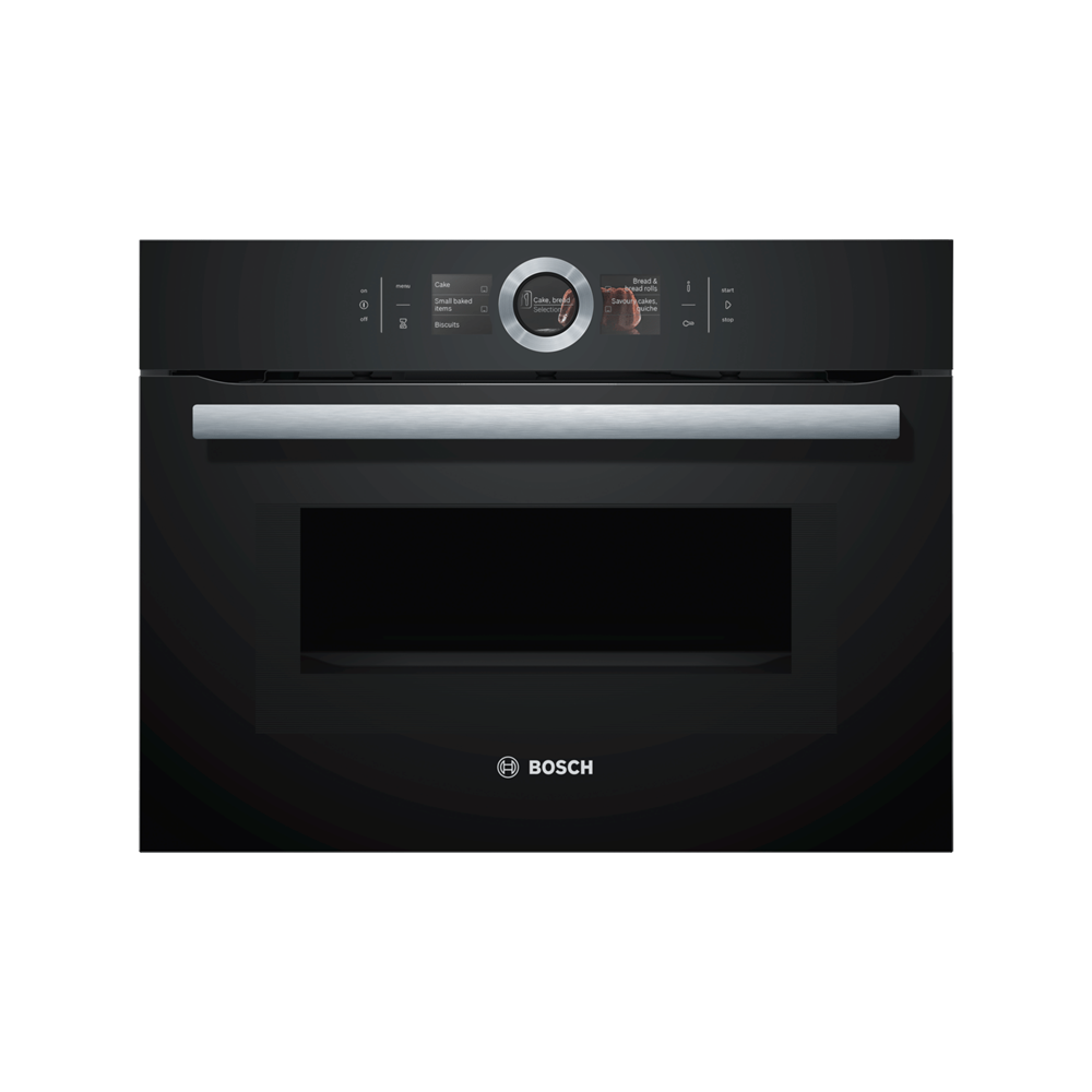 BOSCH CMG636BB1 SİYAH PİANO DİZAYN 4D PİŞİRME FIRIN+MİKRODALGA