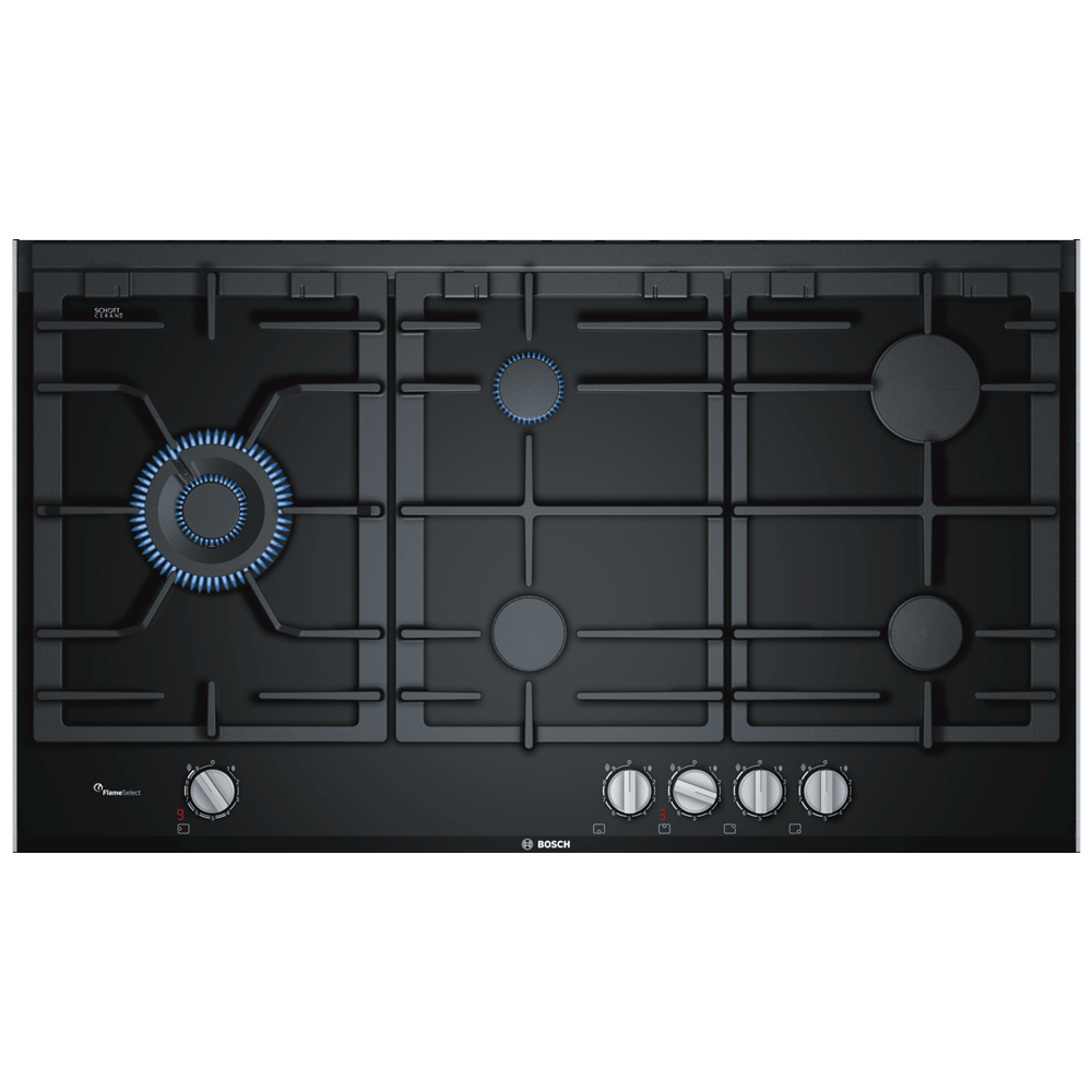 BOSCH PRS9A6D70M 5 GAZ + 1 WOK SERAMİK DÖKÜM BAŞLIKLI OCAK 90CM