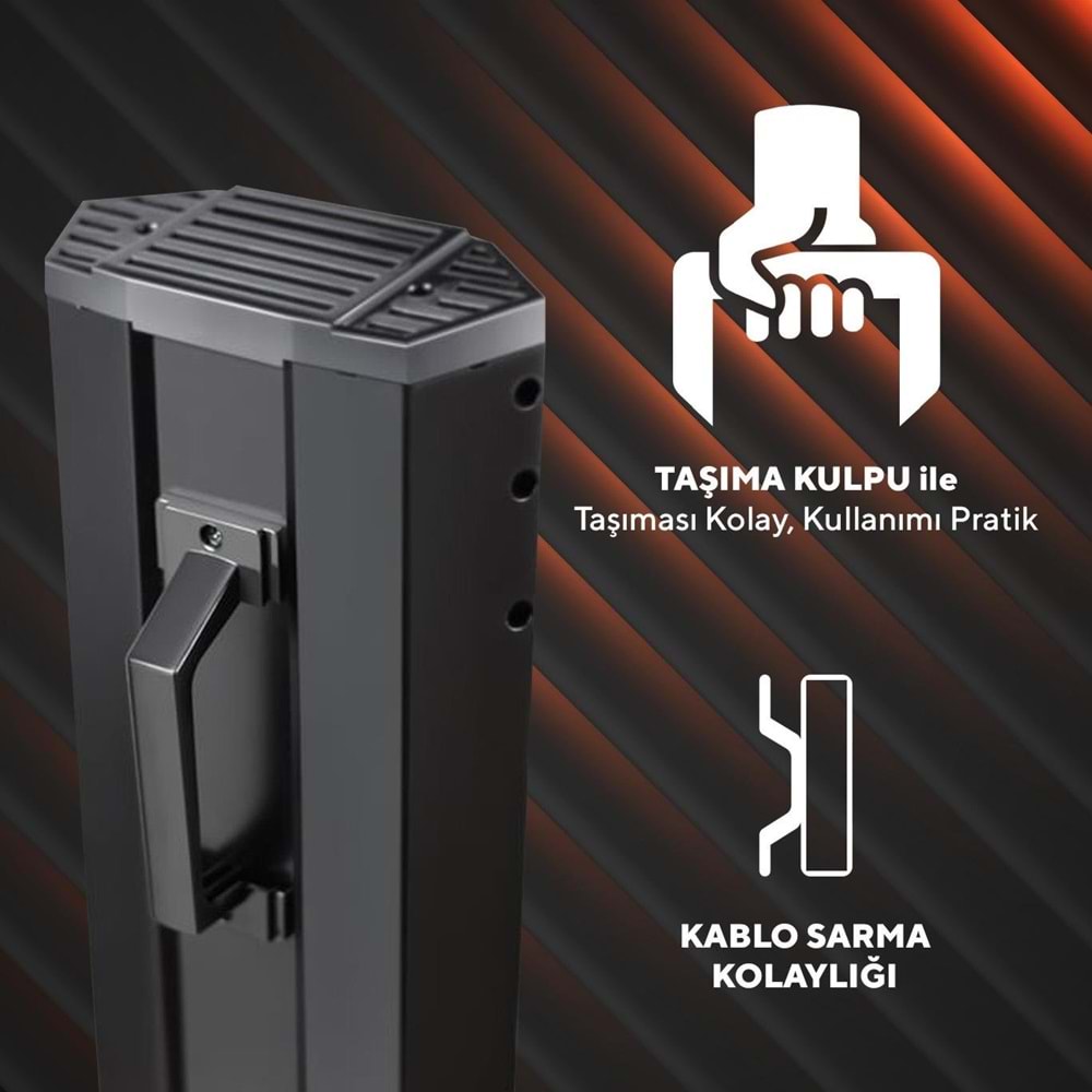 KUMTEL MH-2300 DUAL ORBİT ISITICI 2300W