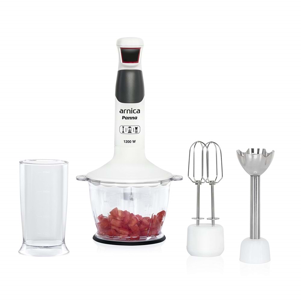 ARNİCA PANNA STİCK BLENDER SET BEYAZ