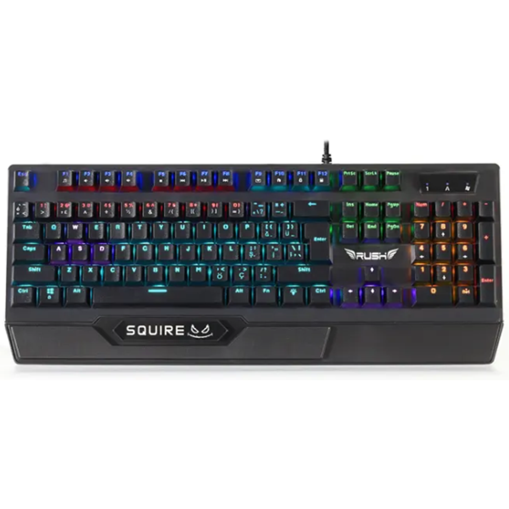 RUSH SQUİRE FULL MEKANİK RGB OYUNCU KLAVYESİ RK901