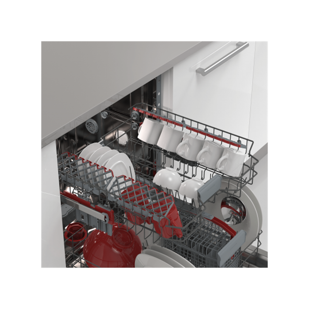 SHARP 5 PROGRAM 13 KİŞİLİK ANKASTRE BULAŞIK MAKİNESİ QWNI14I47EX-EU