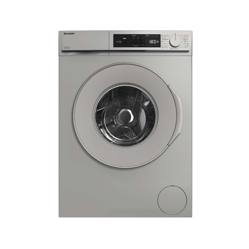 SHARP 7KG SİLVER ÇAMAŞIR MAKİNESİ ES-NFA7121ID-EE
