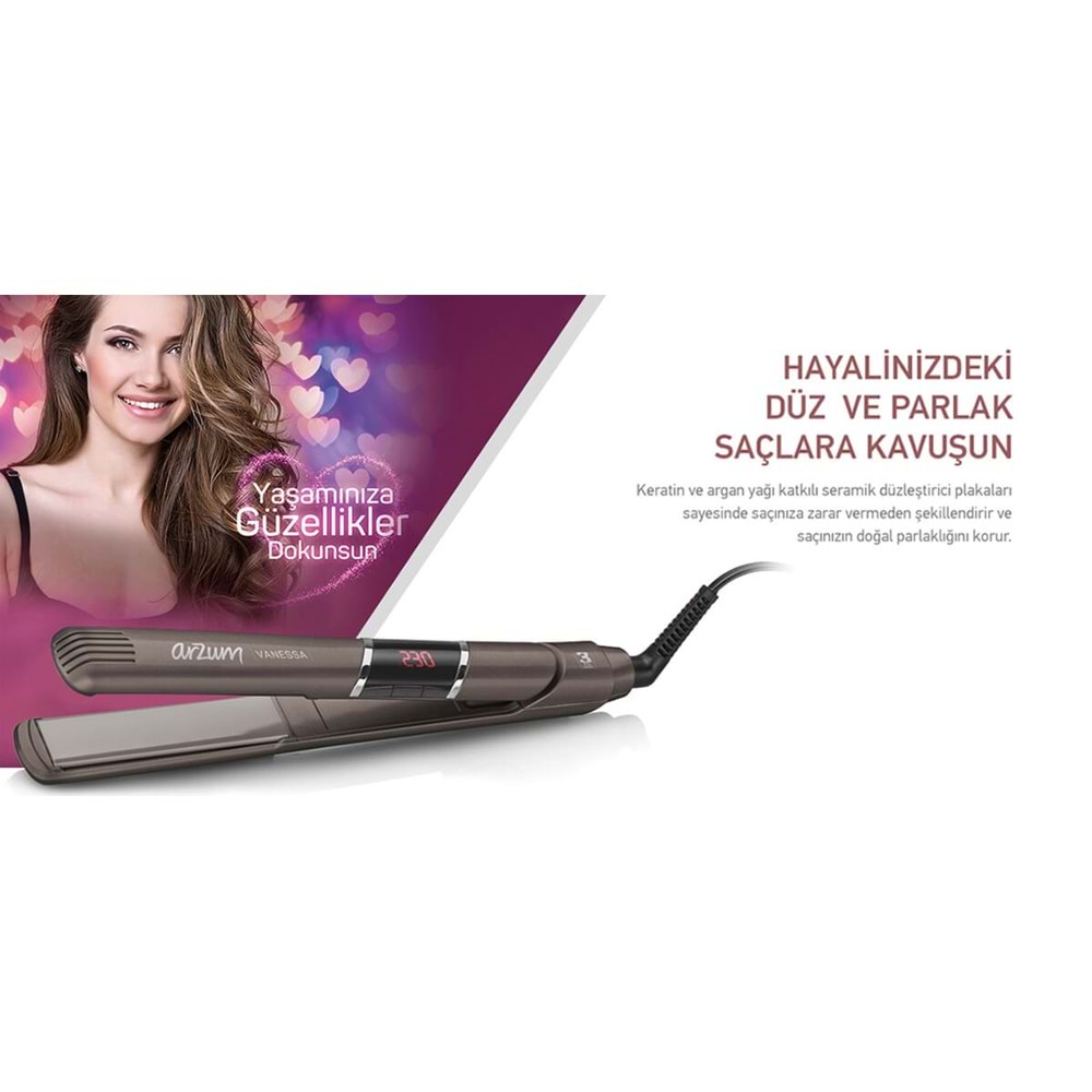 ARZUM AR5021 VANESSA SAÇ DÜZLEŞTİRİCİ VİZON