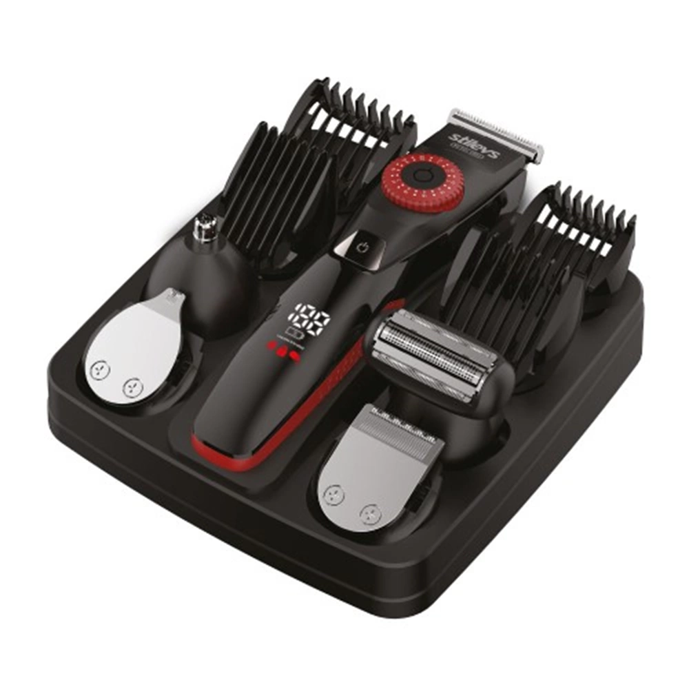 STİLEVS ST-MRSTİL 1002 ERKEK BAKIM SETİ TIRAŞ MAKİNESİ KIRMIZI