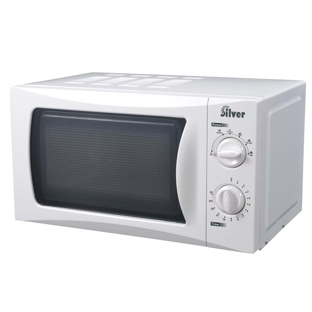 SİLVER MİKRODALGA 20 LİTRE BEYAZ AE-MD-02W