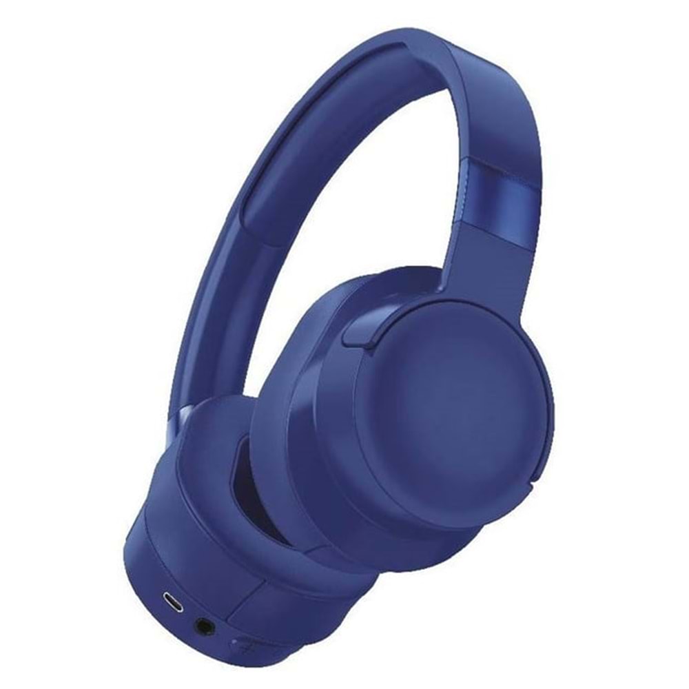 CONCORD C-928 BLUETHOOTH KULAK ÜSTÜ KULAKLIK MAVİ