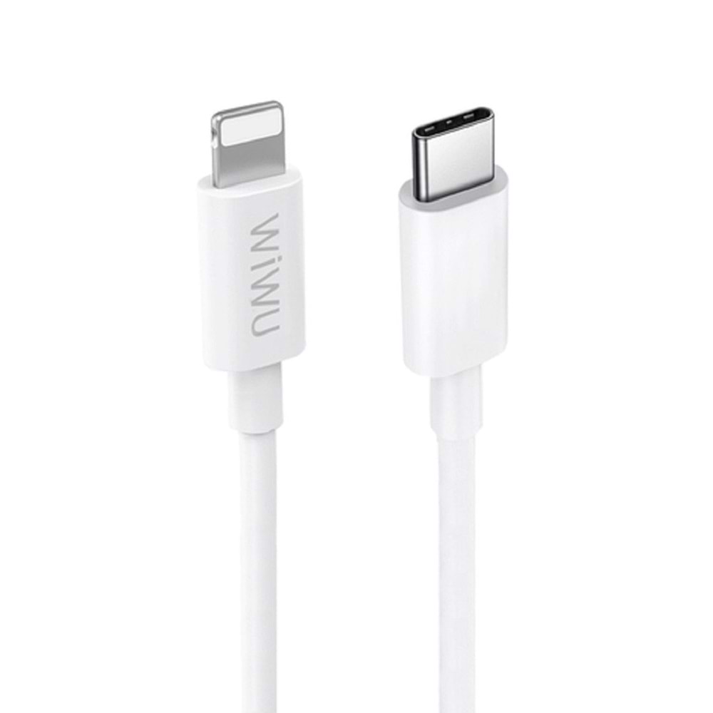 WİWU G90 TYPE-C TO LİGHTNİNG ŞARJ KABLO