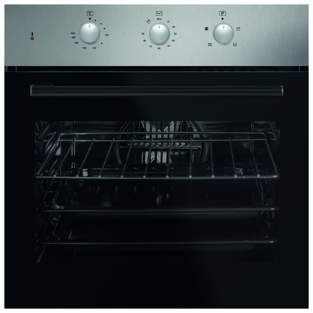 SİLVER/KUMTEL A+ ANKASTRE TURBO İNOX FIRIN 60 LİTRE B66-SF2