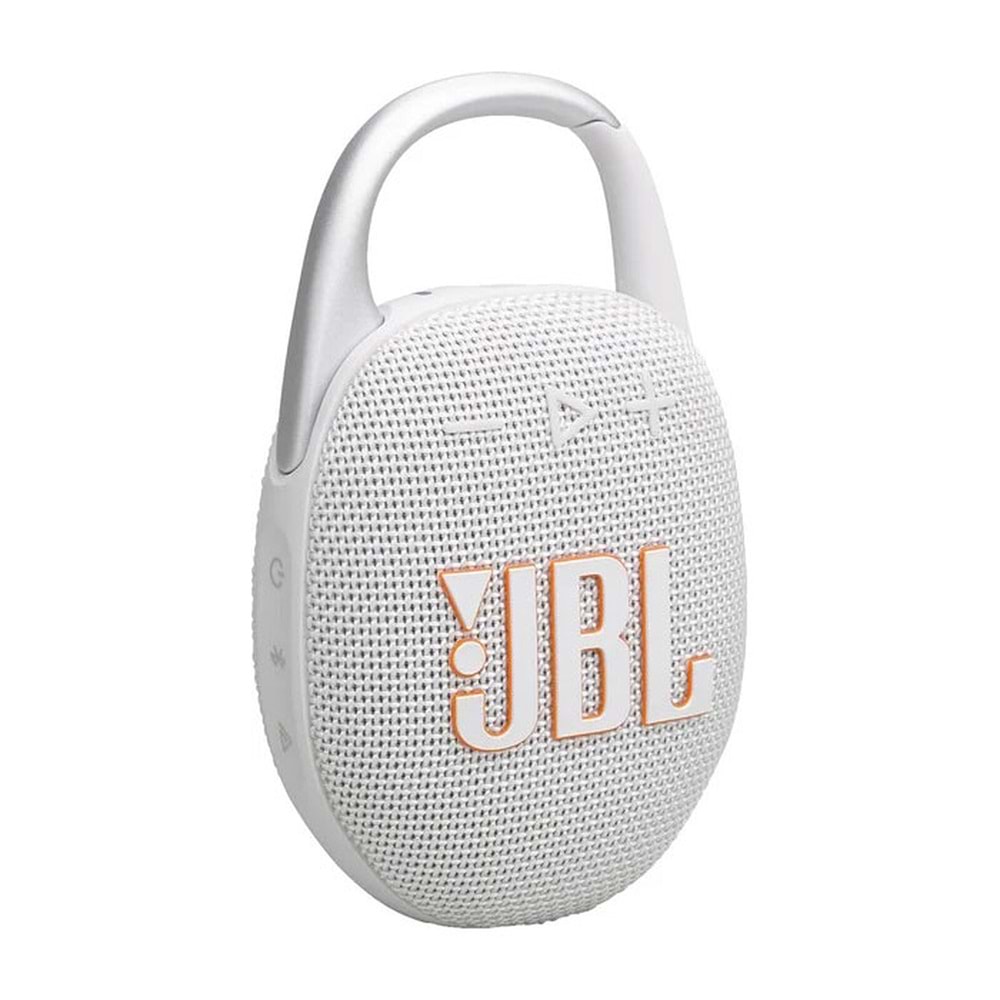 JBL CLİP 5 PORTABLE BLUETHOOTH SPEAKER WHİTE