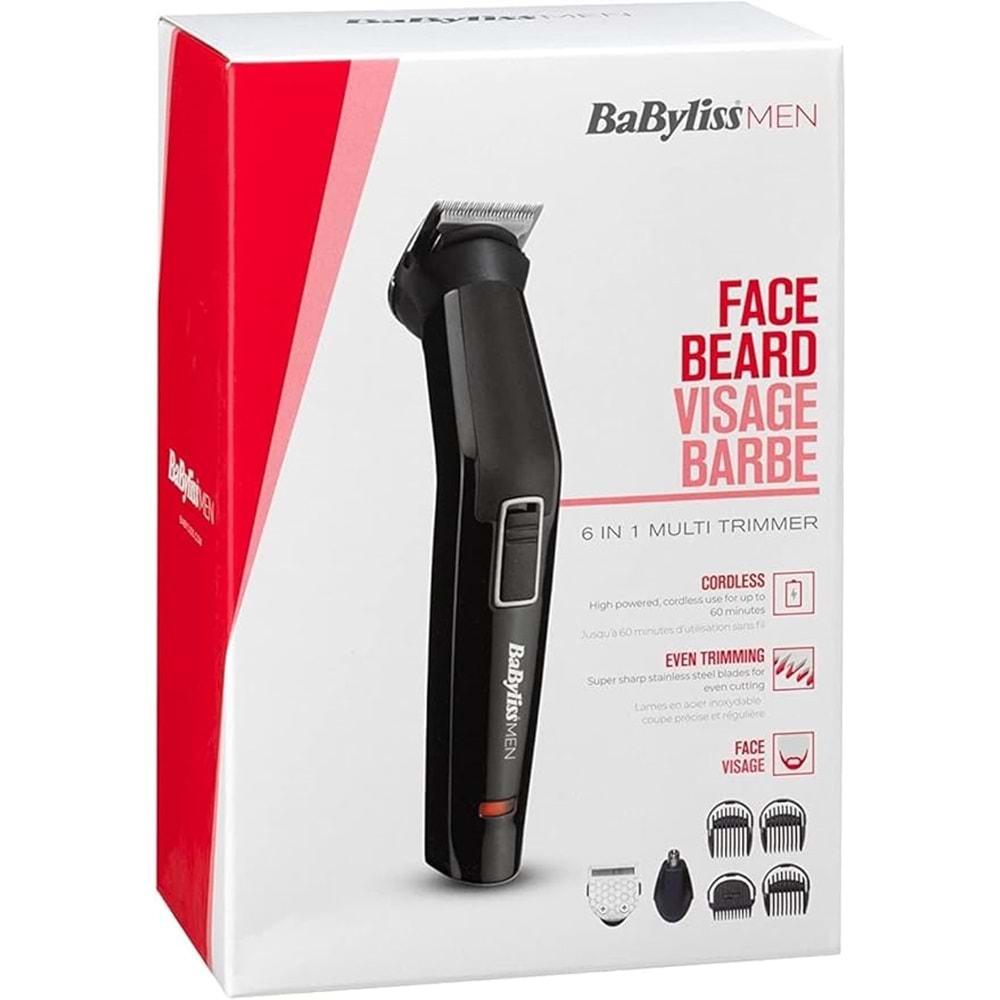 BABYLİSS MEN BABMT725SDE 6IN1 MULTİ