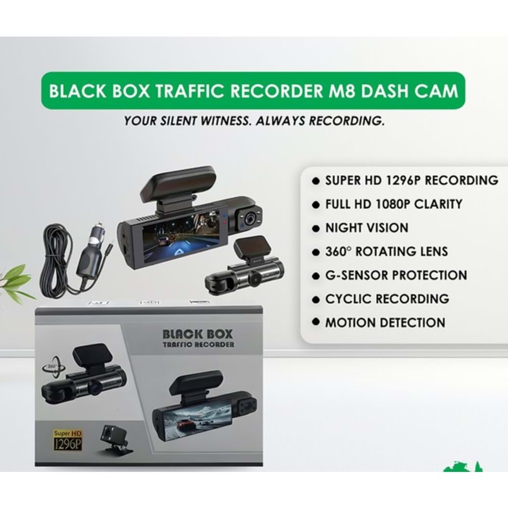ARAÇ ARABA KAMERASI BLACK BOX TRAFFİC RECORDER