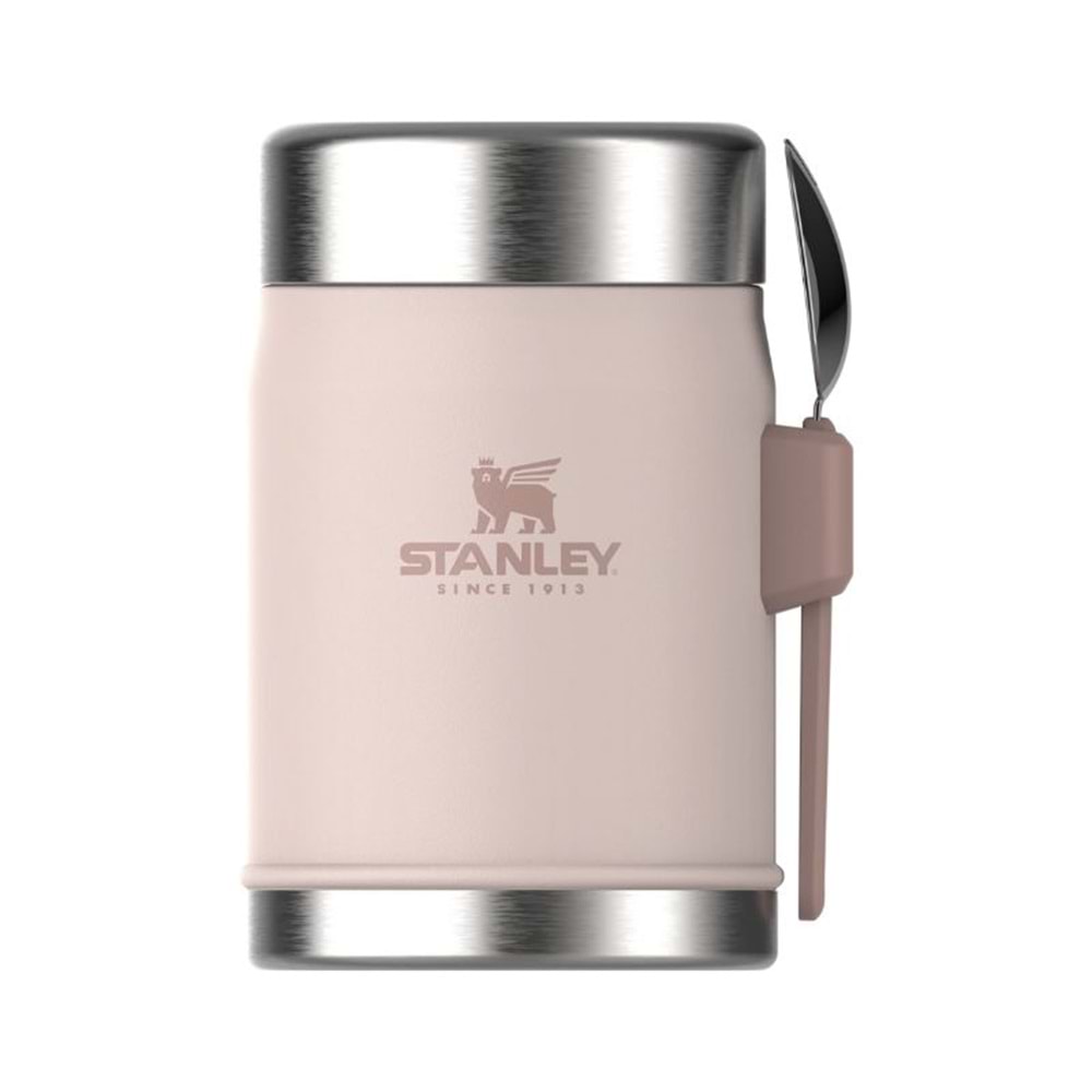 STANLEY THE LEGENDARY FOOD JAR + SPORK 0.4L / 14OZ - ROSE QUARTZ
