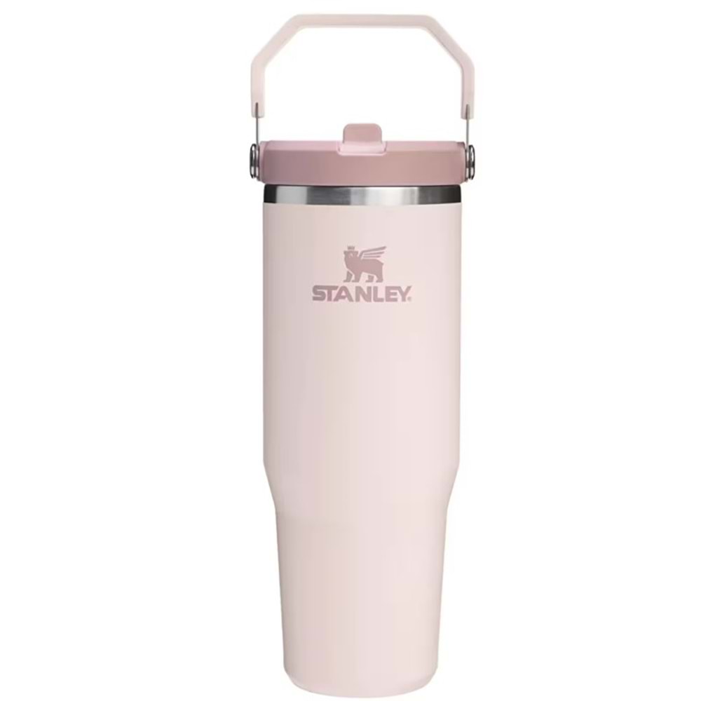 STANLEY İCEFLOW FLİP STRAW TUMBLER 30 OZ 890ML ROSE QUARTZ