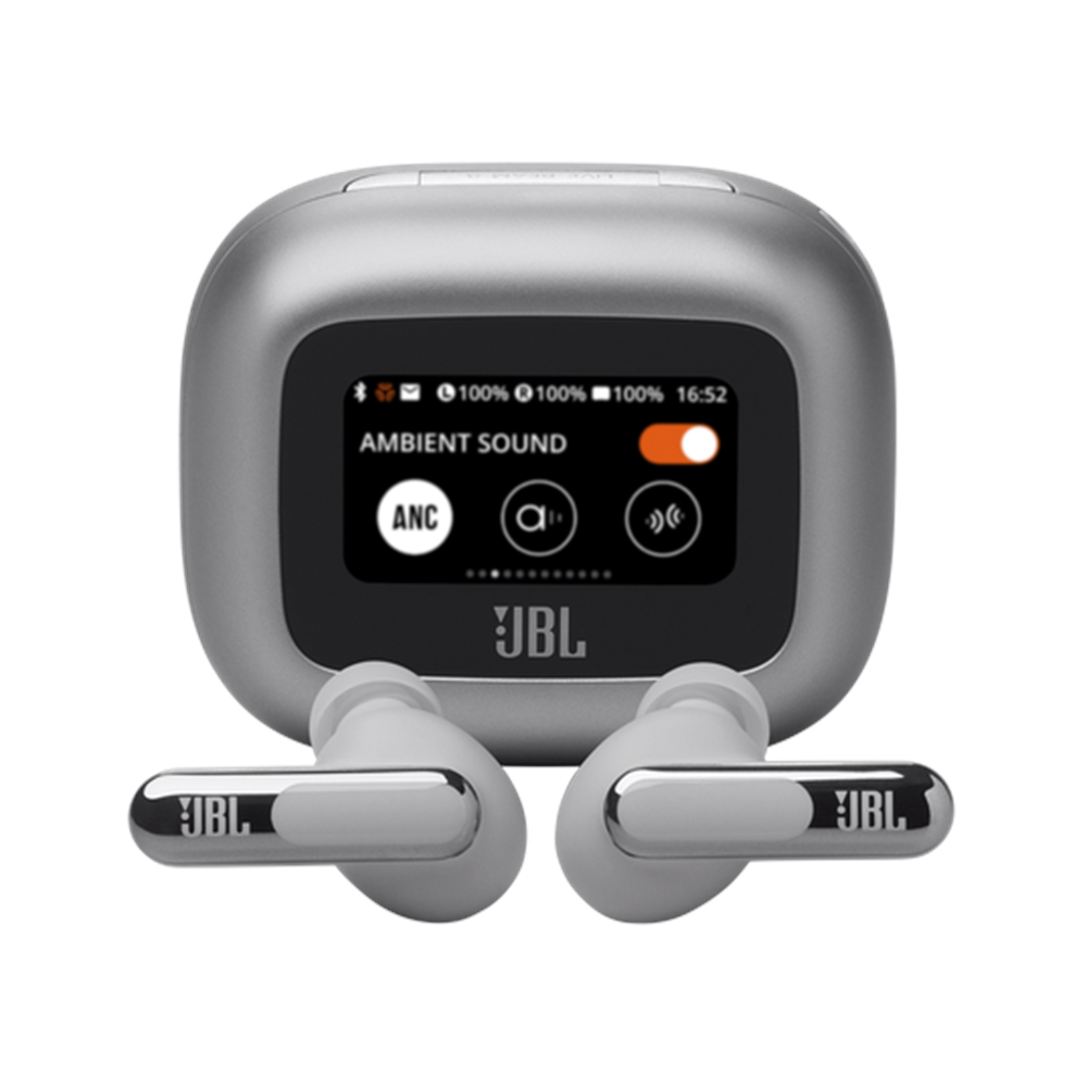 JBL LİVE BEAM 3 SİLVER BLUETHOOTH HEADPHONES