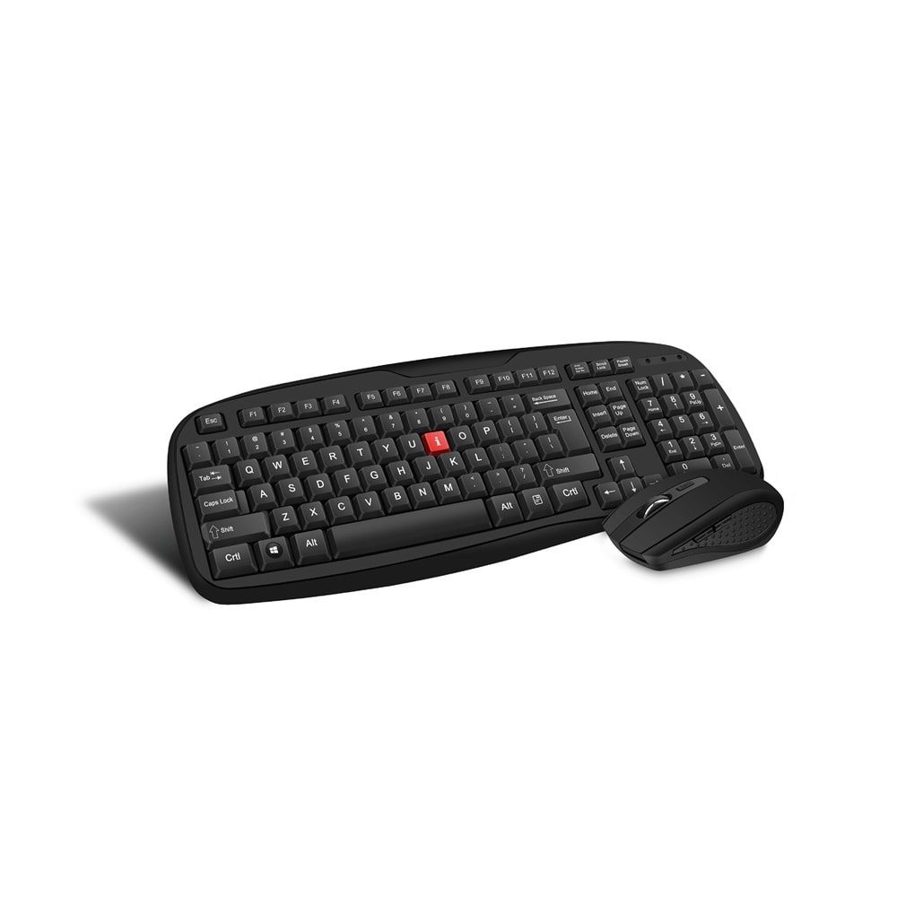 SUNİX WİRELESS KLAVYE MOUSE SET SİYAH KL-30