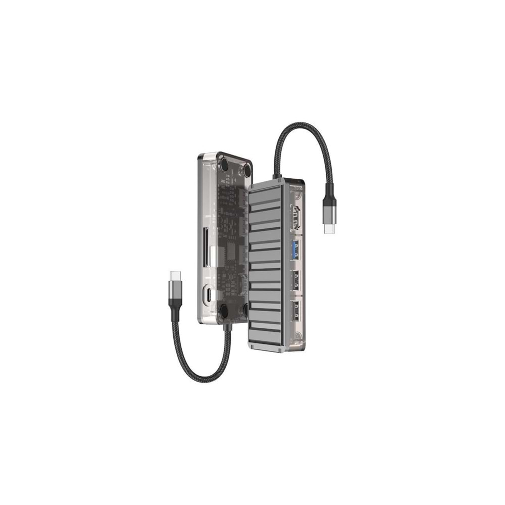 SUNİX USB-C 7İN1 HUB ADAPTÖR HB-13