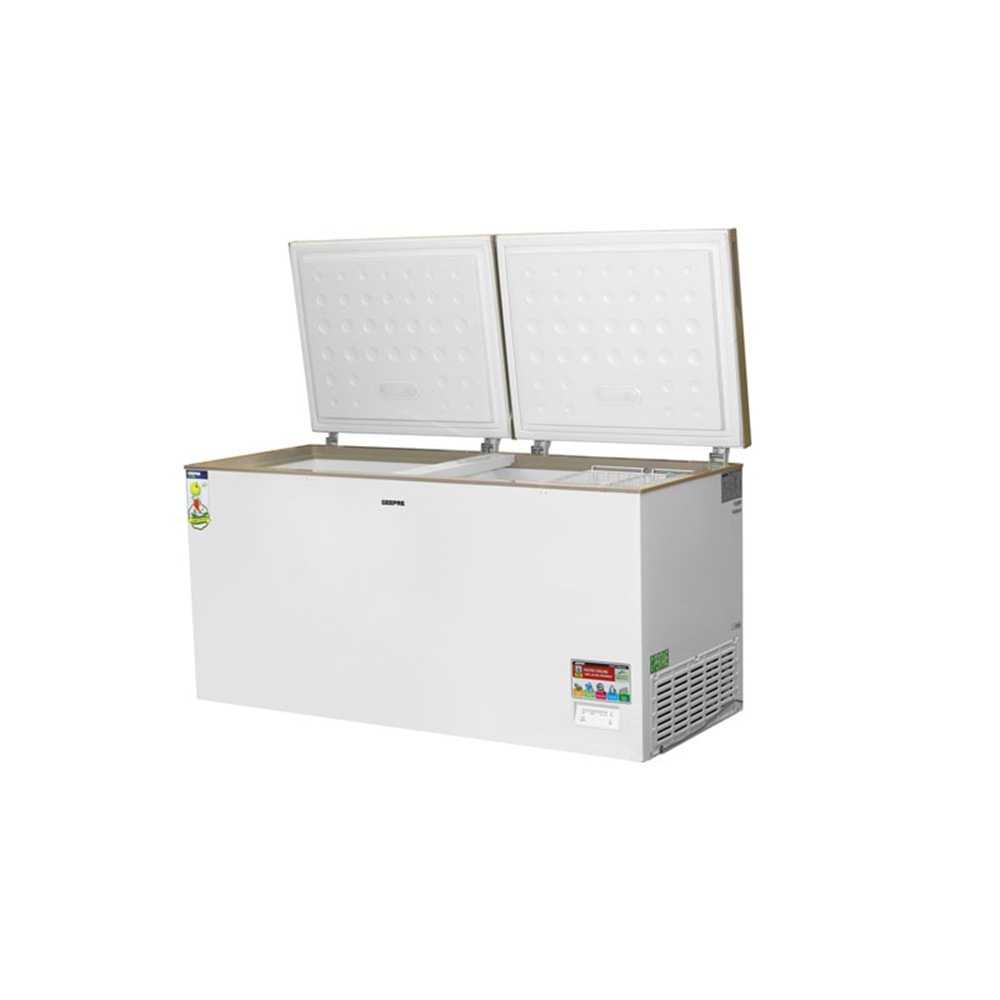 GEEPAS 550 LİTRE ÇİFT KAPILI YATAY DERİN DONDURUCU GCF55019