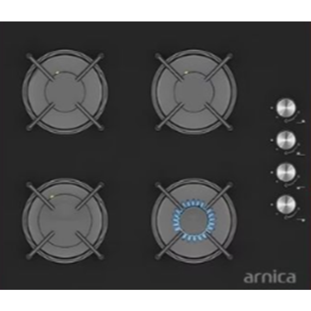 ARNİCA ARNC-60-BLK-HOB ANKASTRE SİYAH CAM OCAK