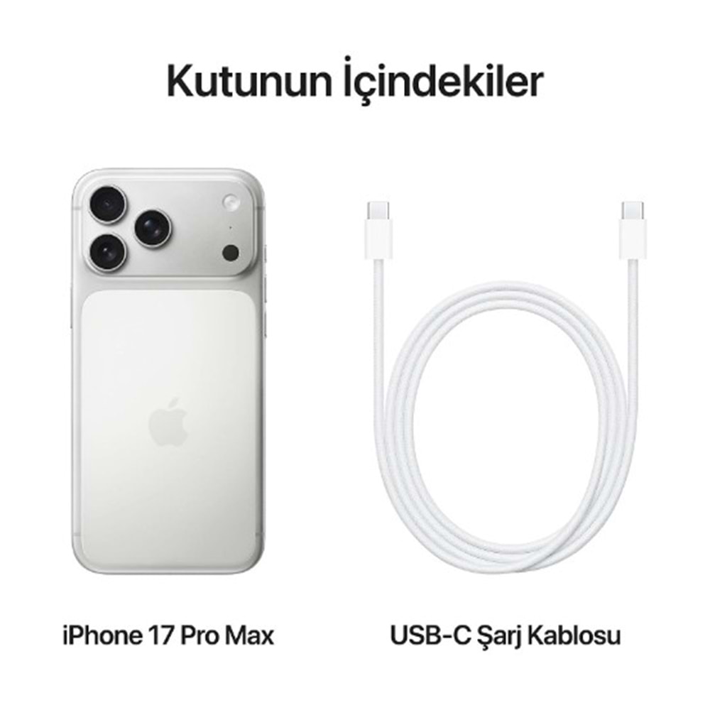 İPHONE 17 PRO MAX 512 GB SİLVER