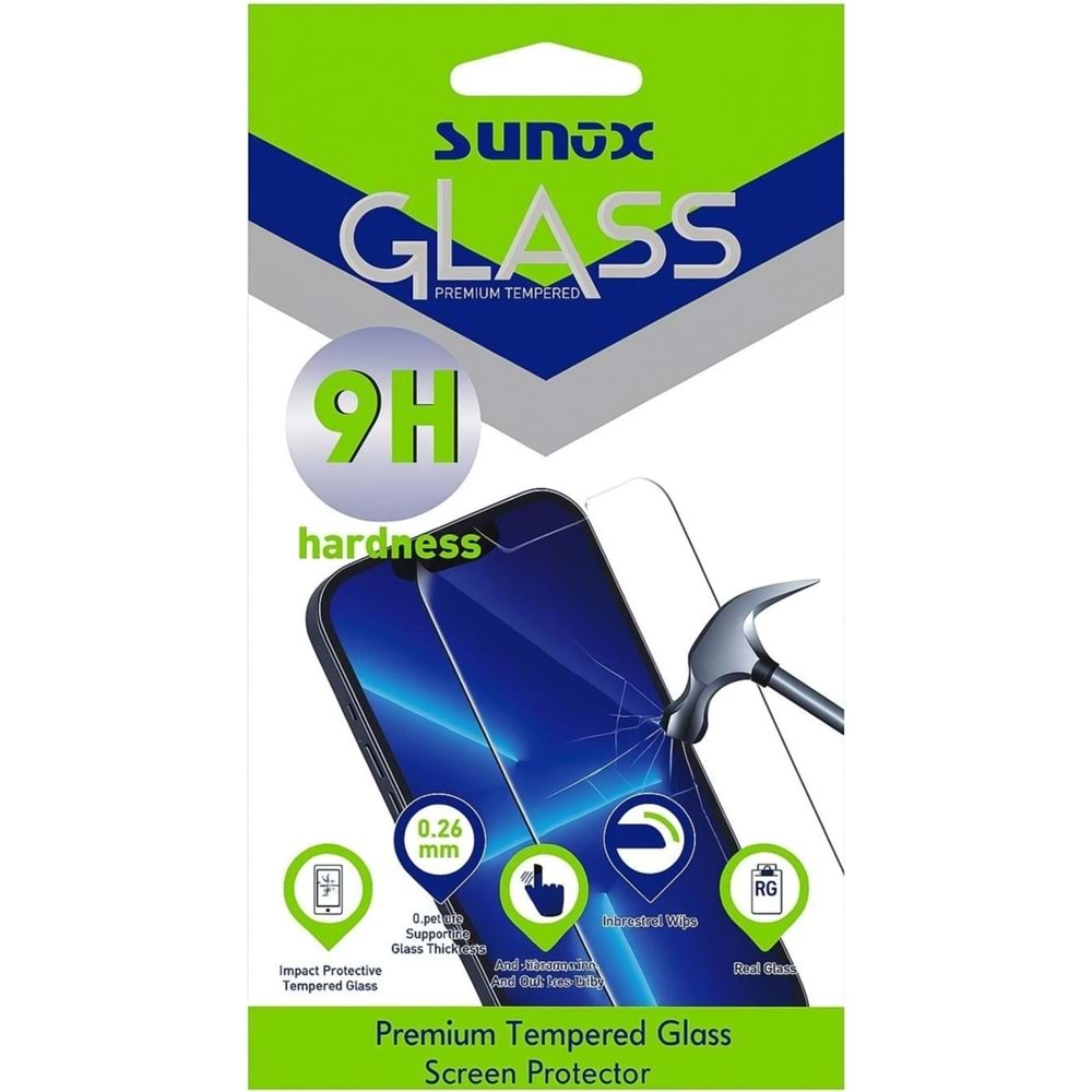 SUNİX İPHONE 16 KIRILMAZ CAM