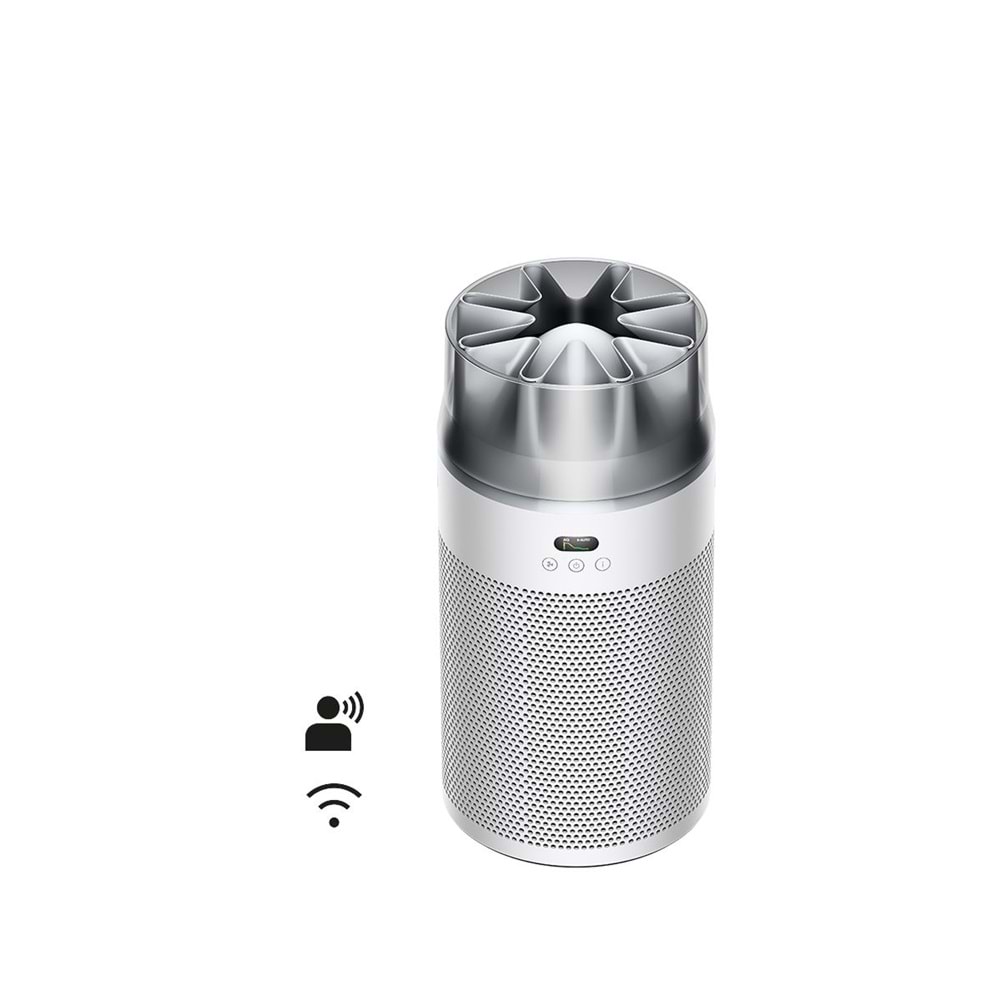 DYSON HUSHJET COMPACT PURİFİER HJ10 (WHİTE/SİLVER)