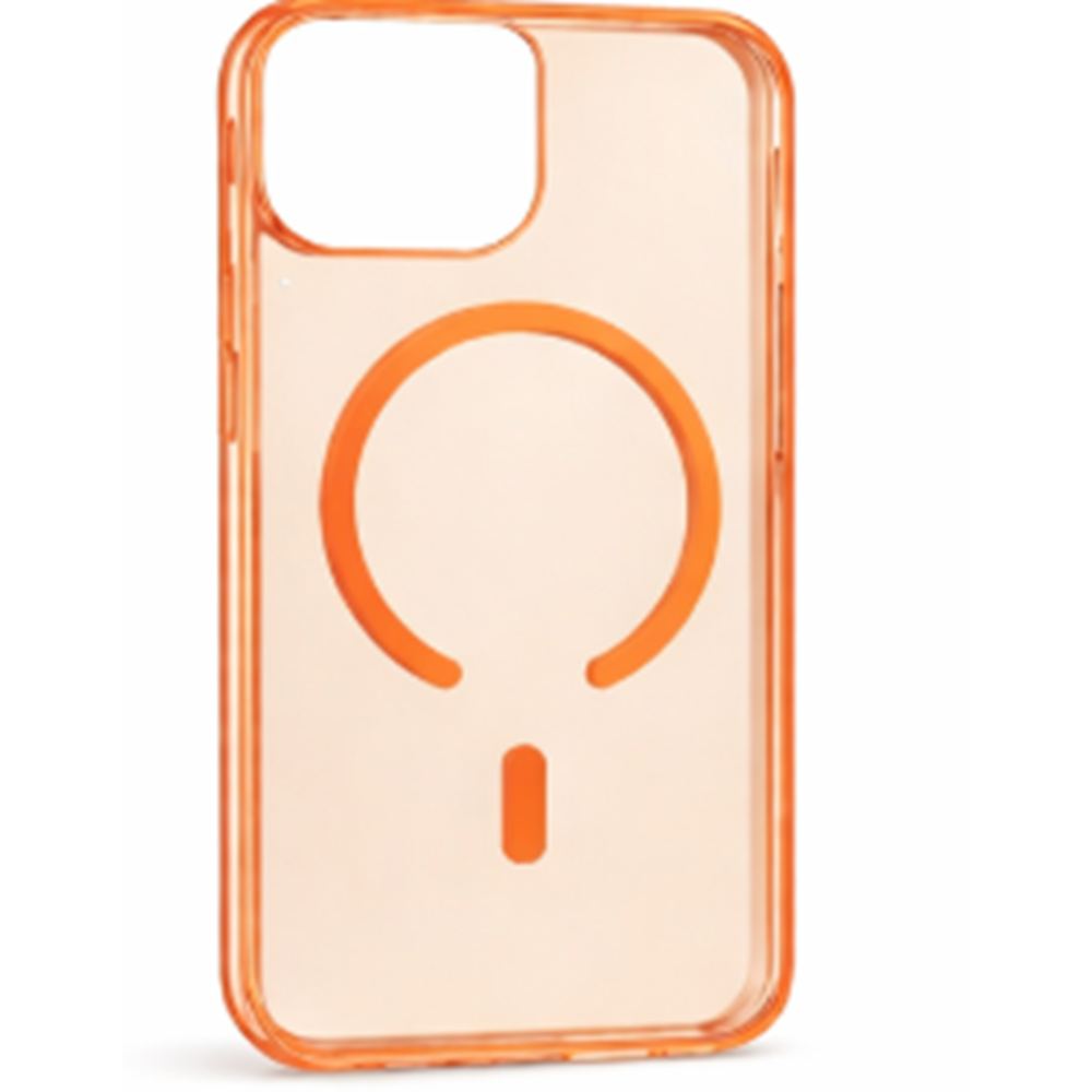 SUNİX JOY KAPAK İPHONE 17 PRO MAX ŞEFFAF TURUNCU MAGSAFE KILF